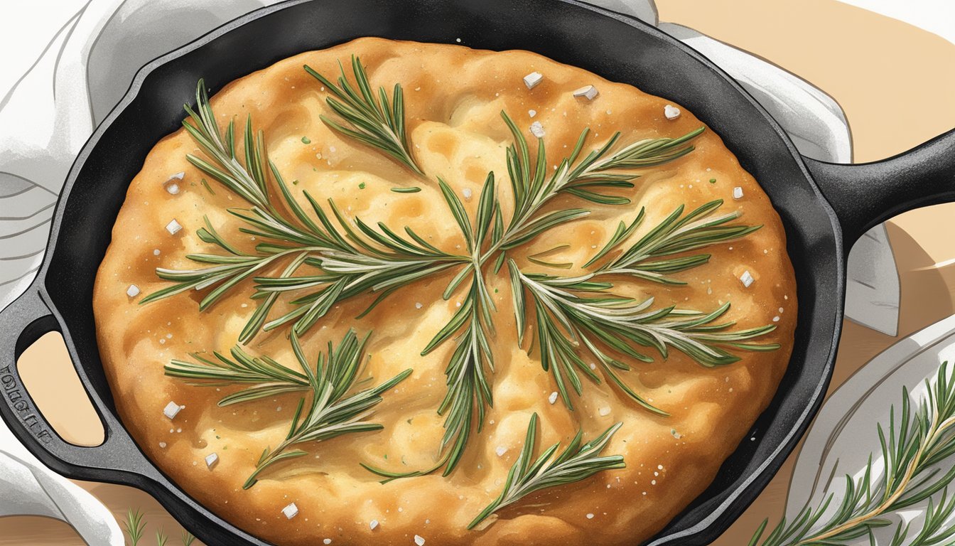 You are currently viewing Perfectly Crispy Cast Iron Skillet Focaccia: A Simple Recipe