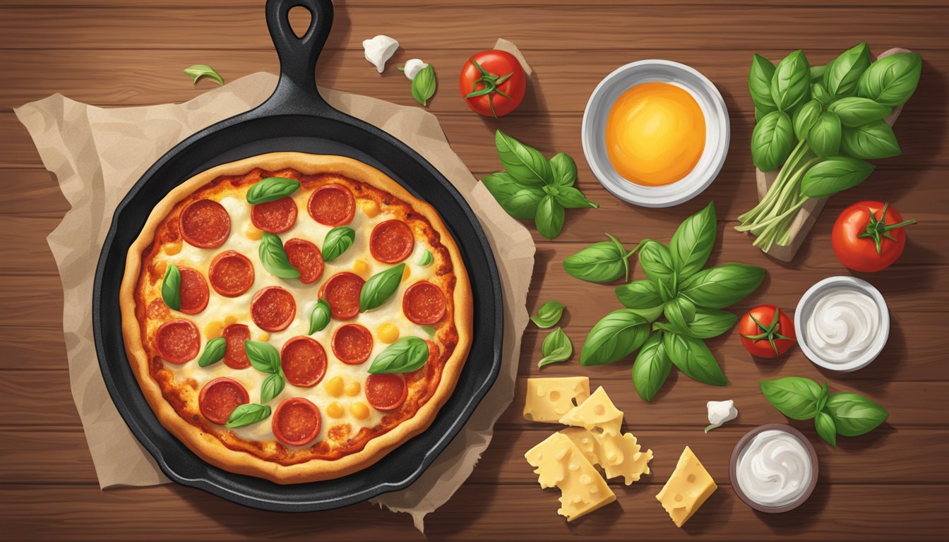 Read more about the article Perfectly Crispy Cast Iron Skillet Pizza: Homemade in Minutes!