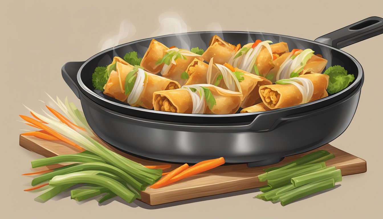 You are currently viewing How to Reheat Chicken and Vegetable Spring Rolls for Perfect Crispiness