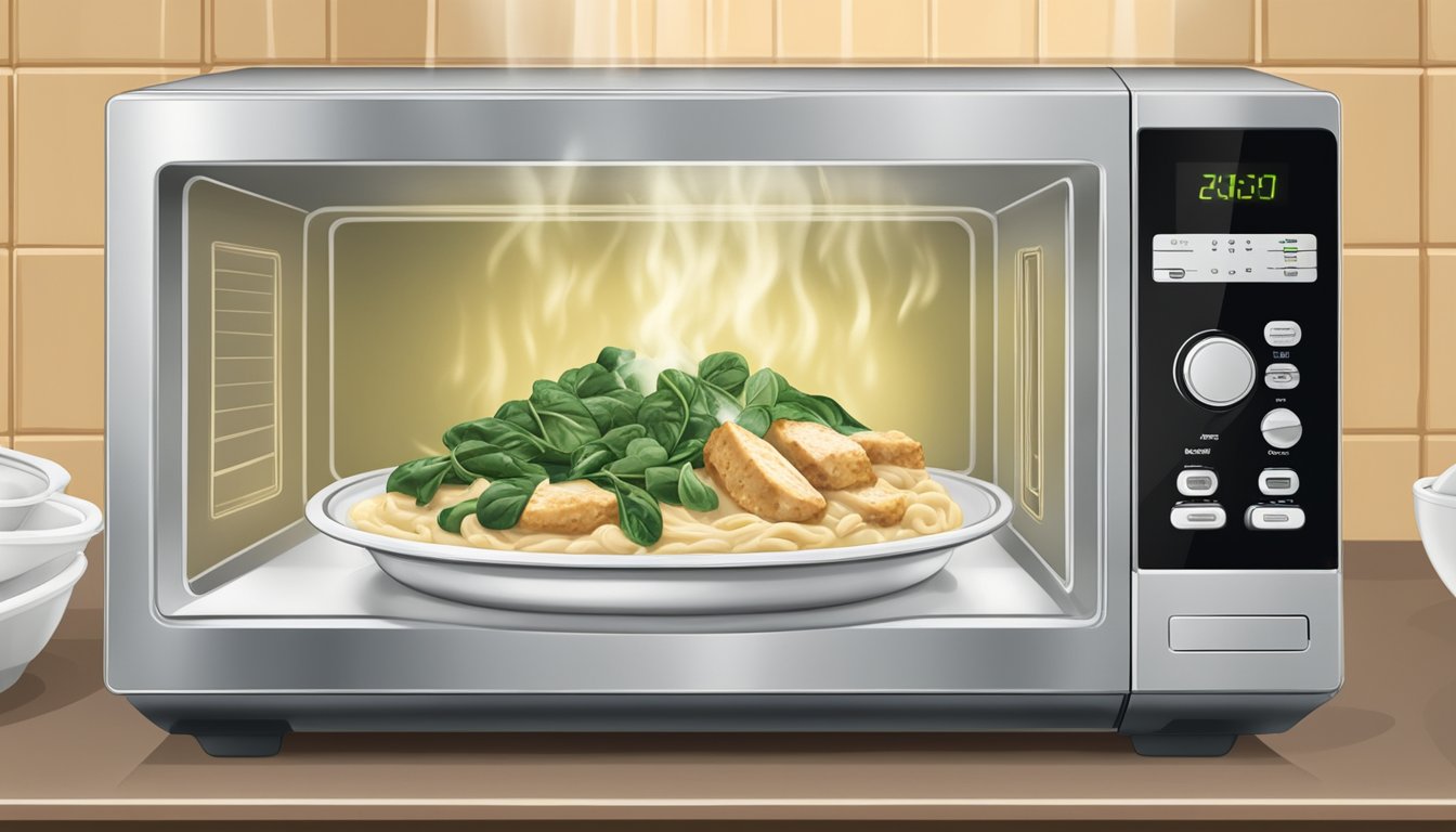 Read more about the article How to Reheat Chicken and Spinach Alfredo