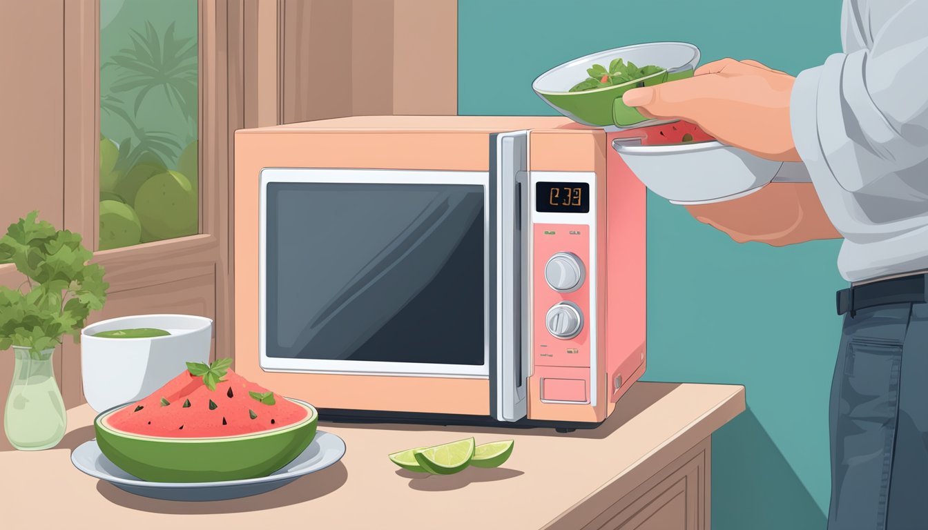 Read more about the article Best Way to Reheat Watermelon Gazpacho
