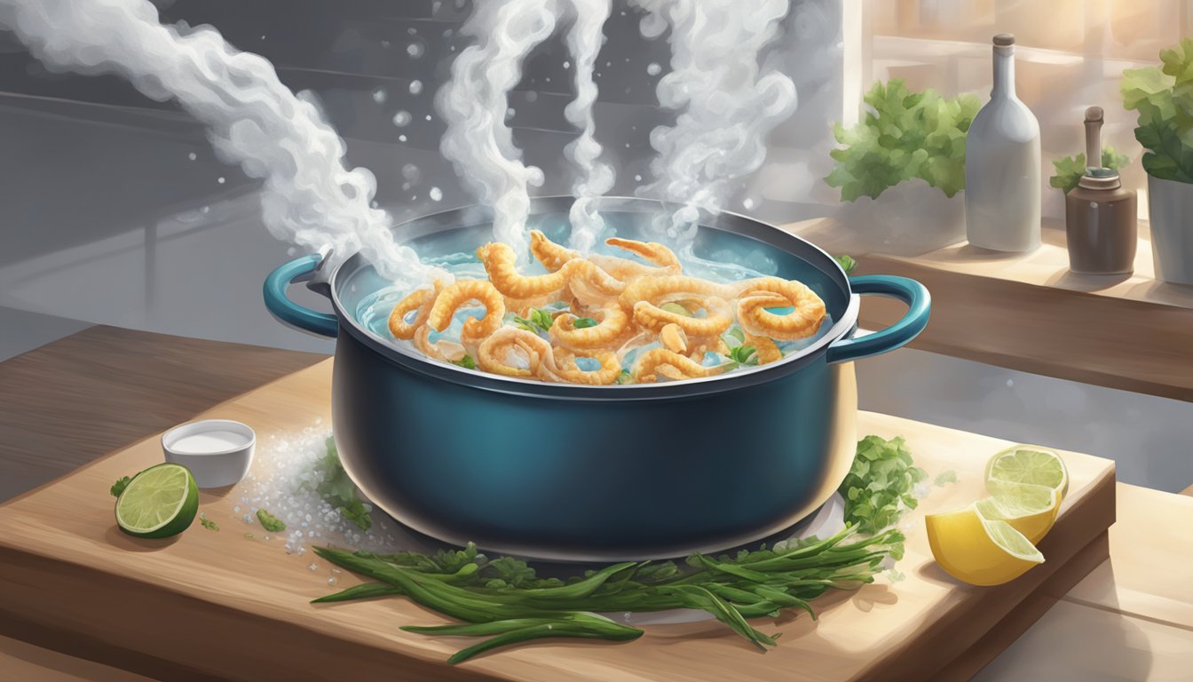 Read more about the article Calamari Perfection: 60-Second Boil to Tender Bliss