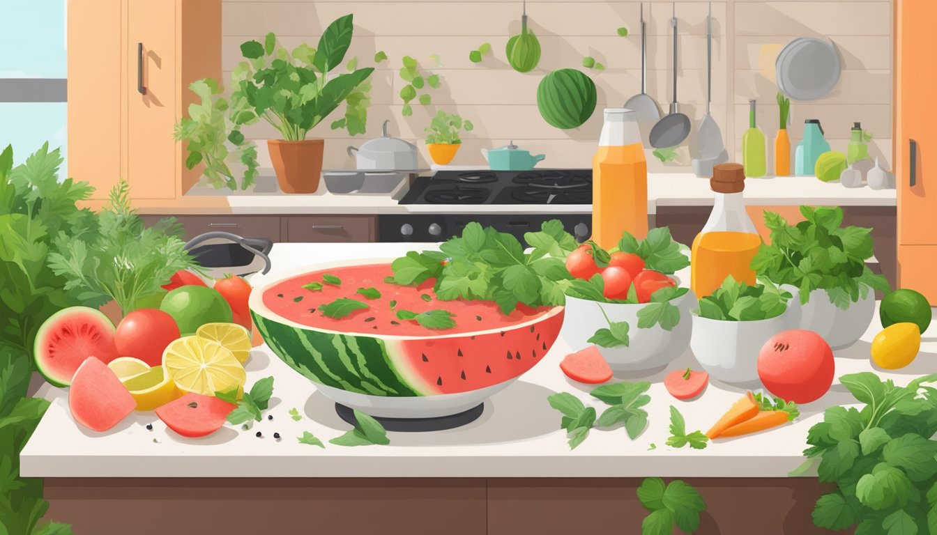 You are currently viewing Rind Remix: Watermelon’s Cool Gazpacho Twist
